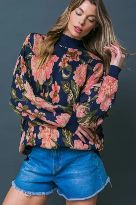 A BEAUTIFUL FEELING JACQUARD SWEATER