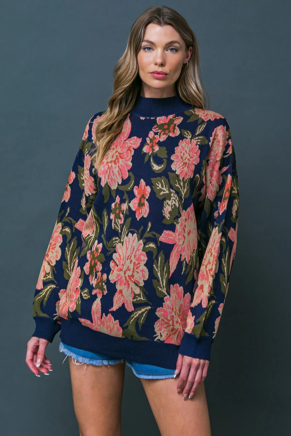 A BEAUTIFUL FEELING JACQUARD SWEATER