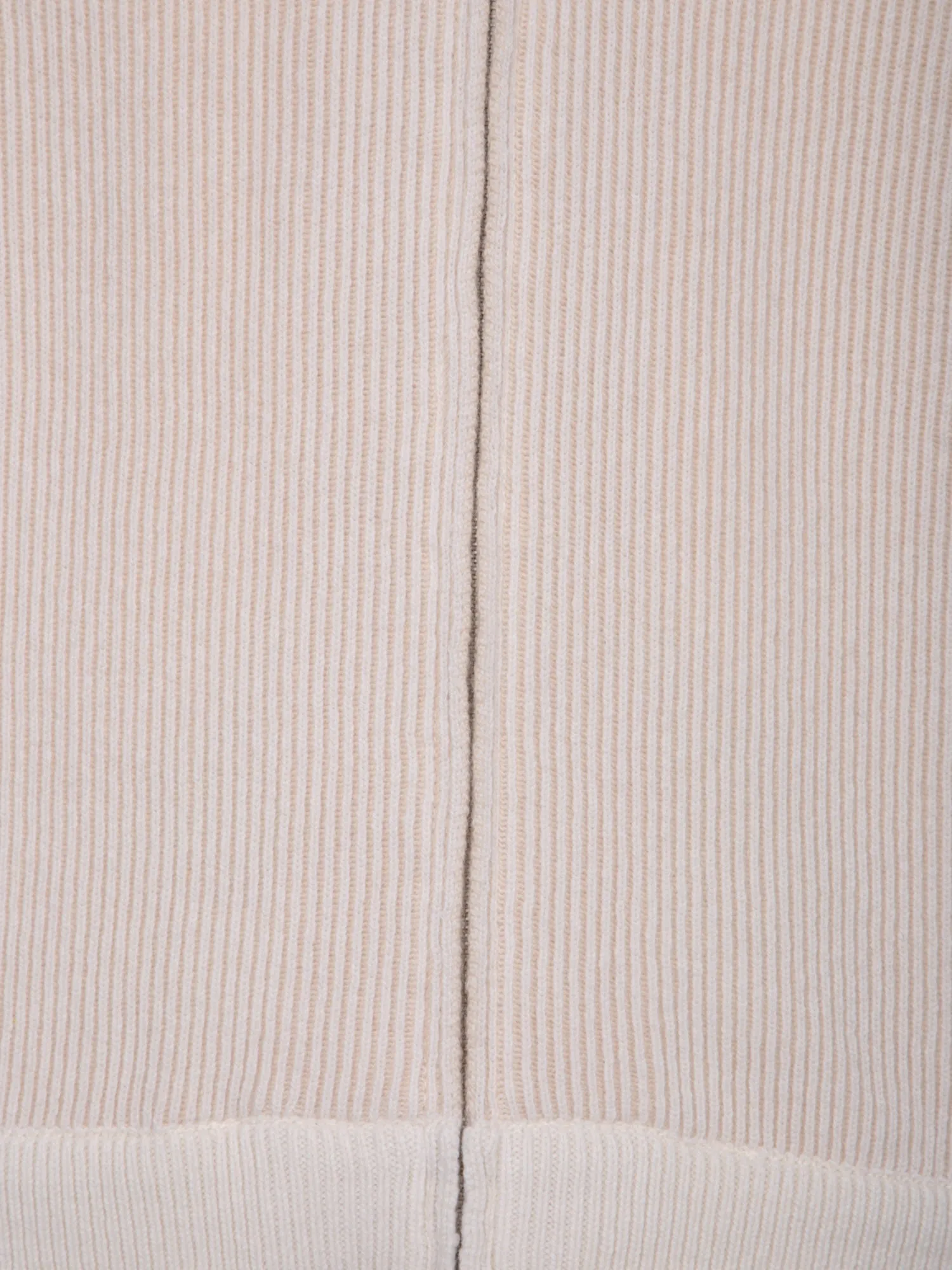 Beige Wool- Cashmere Blend Sweater