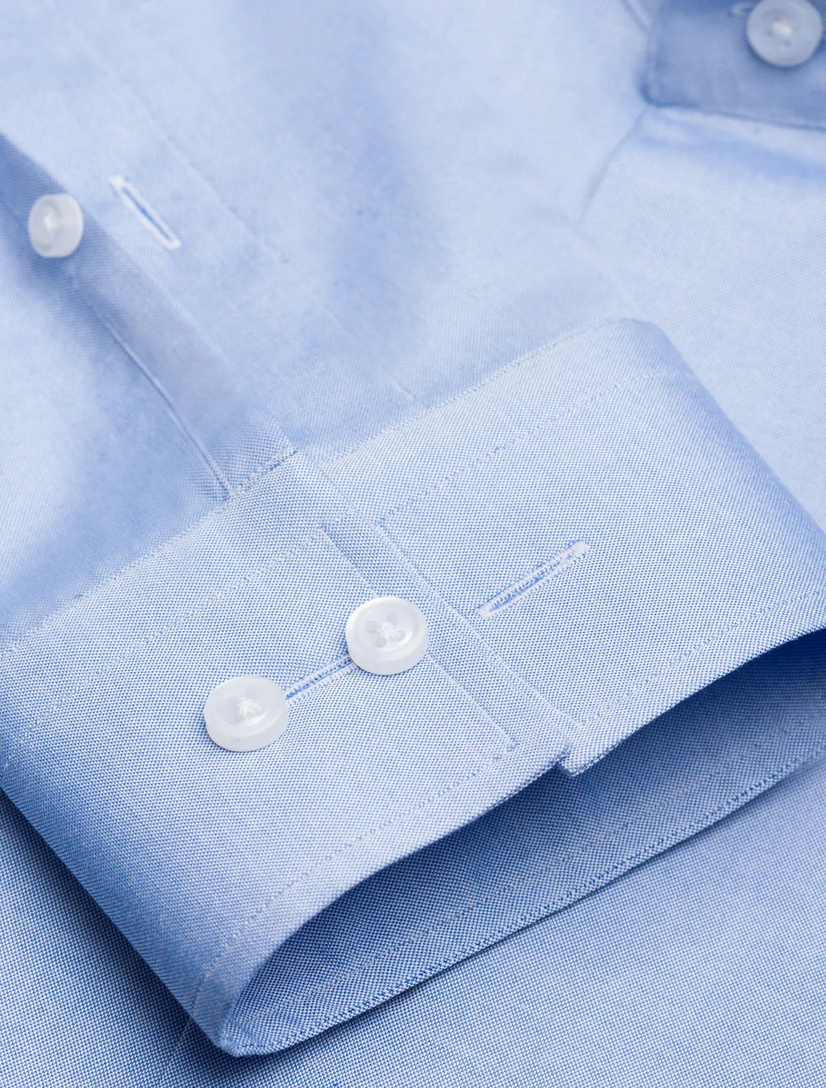 BLUE TEXTURED BUSINESS FORMAL SHIRT