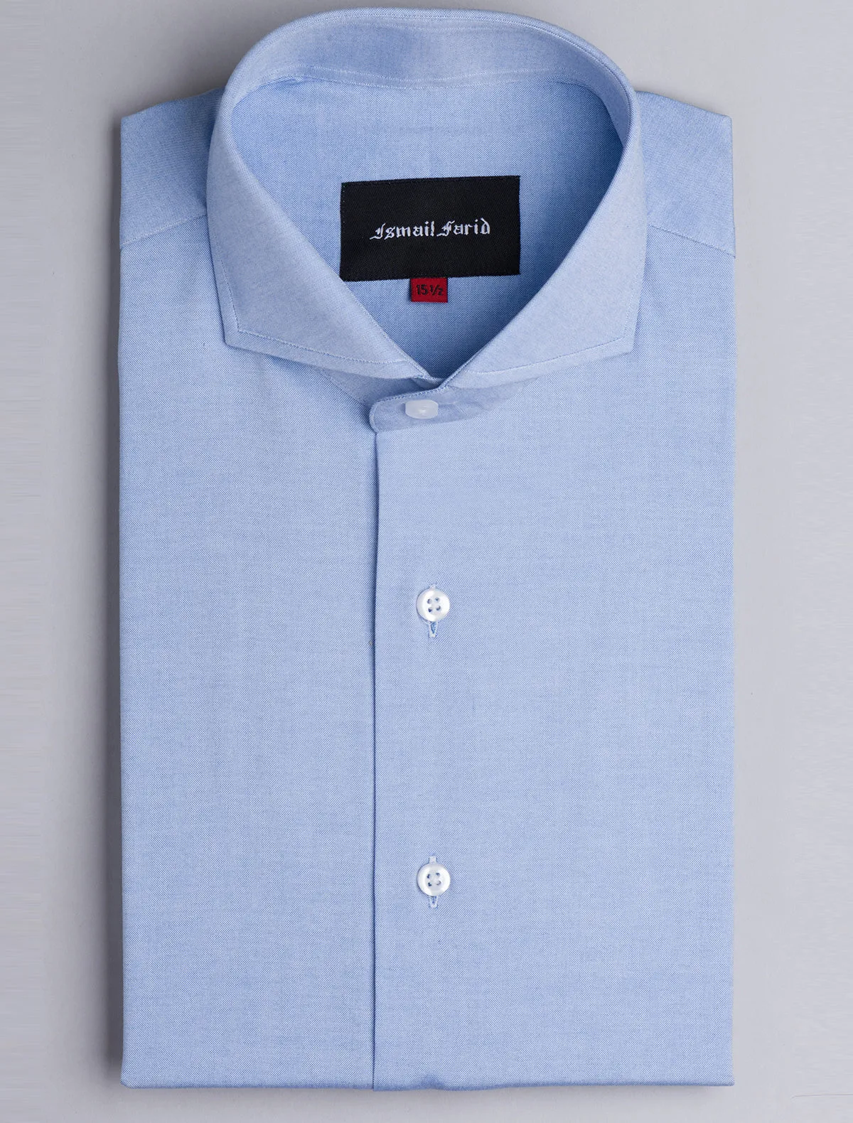 BLUE TEXTURED BUSINESS FORMAL SHIRT