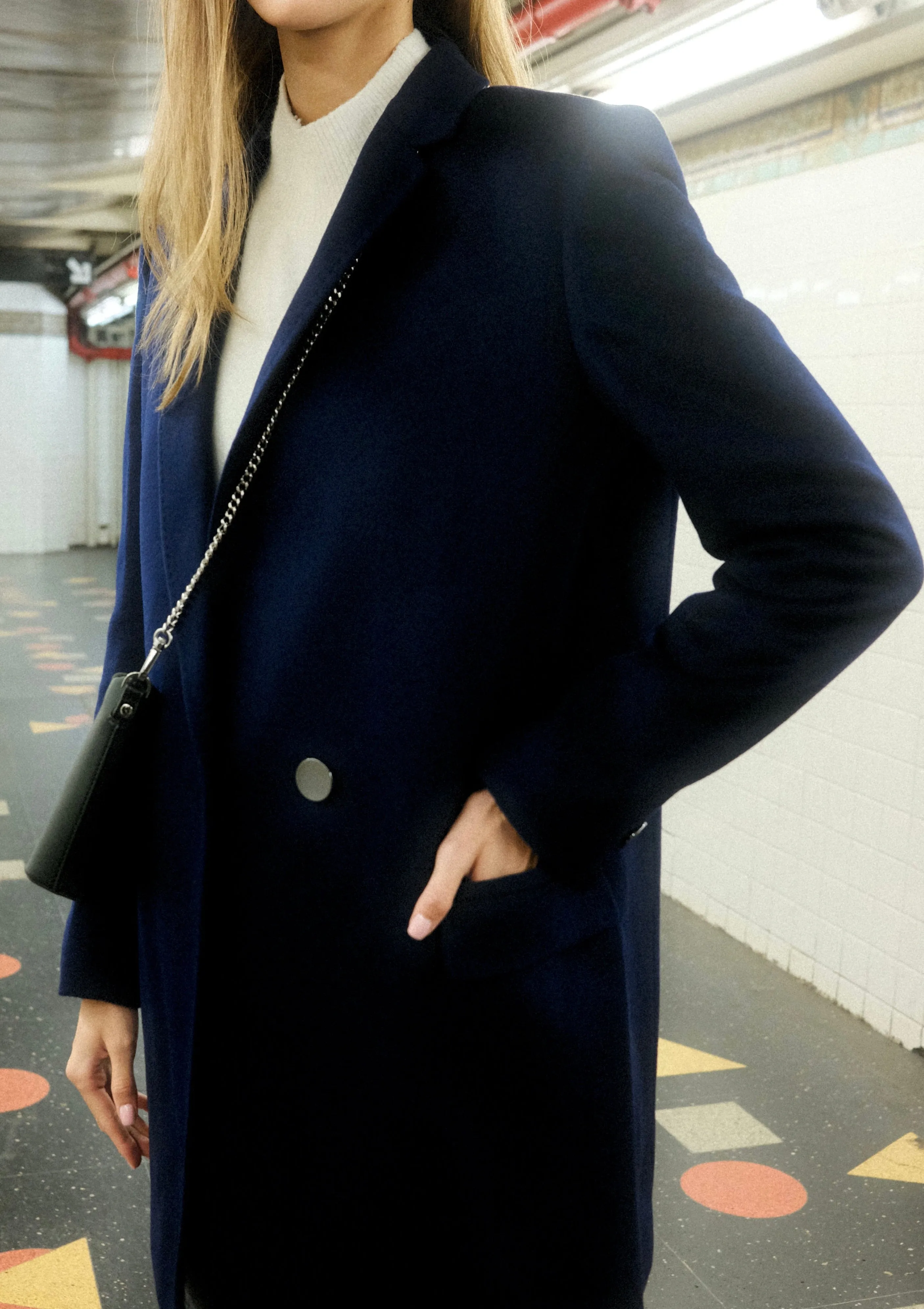 Blue Wool coat