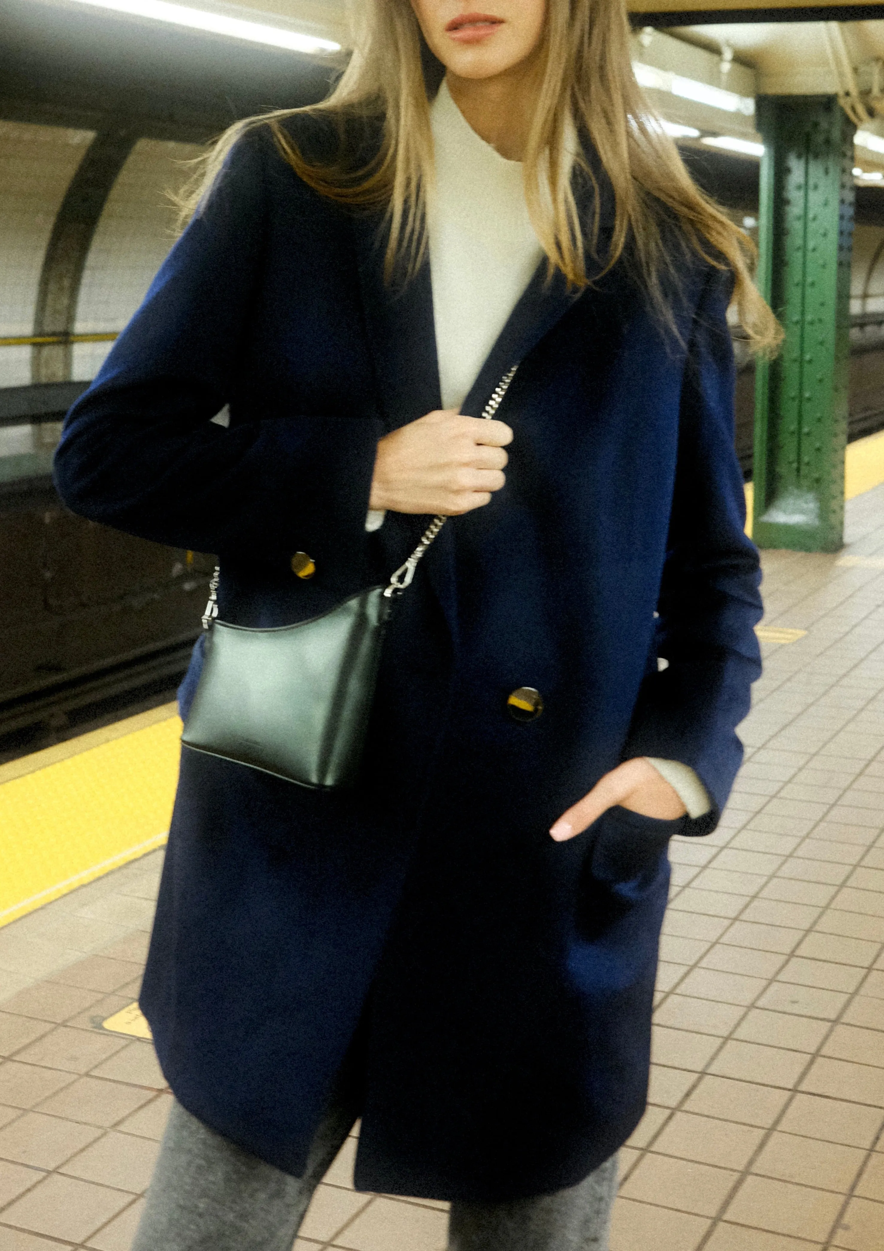 Blue Wool coat