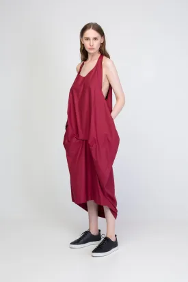 Bordo Balloon Dress
