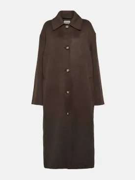 Brown wool coat