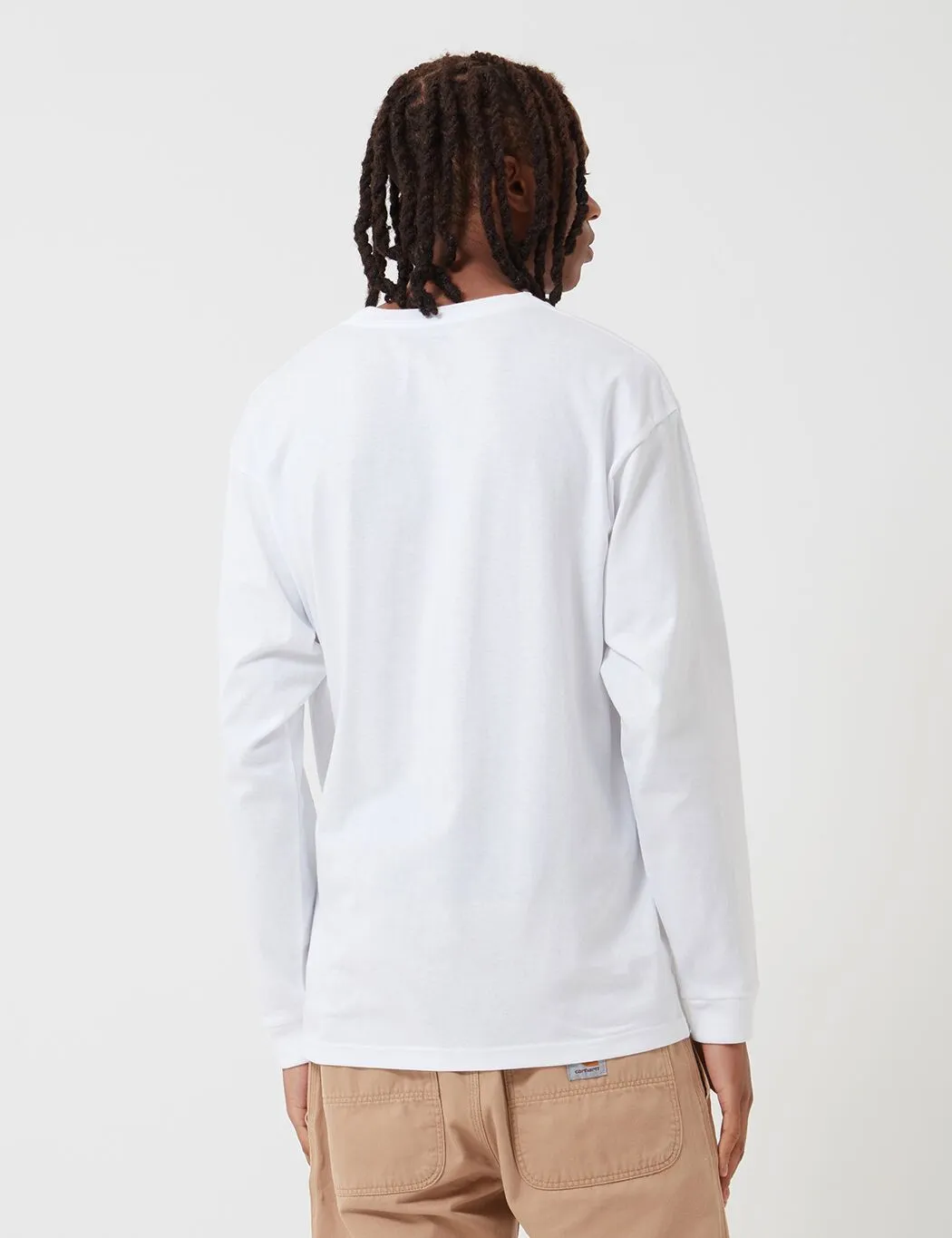 Carhartt-WIP Local Sound Long Sleeve T-Shirt - White