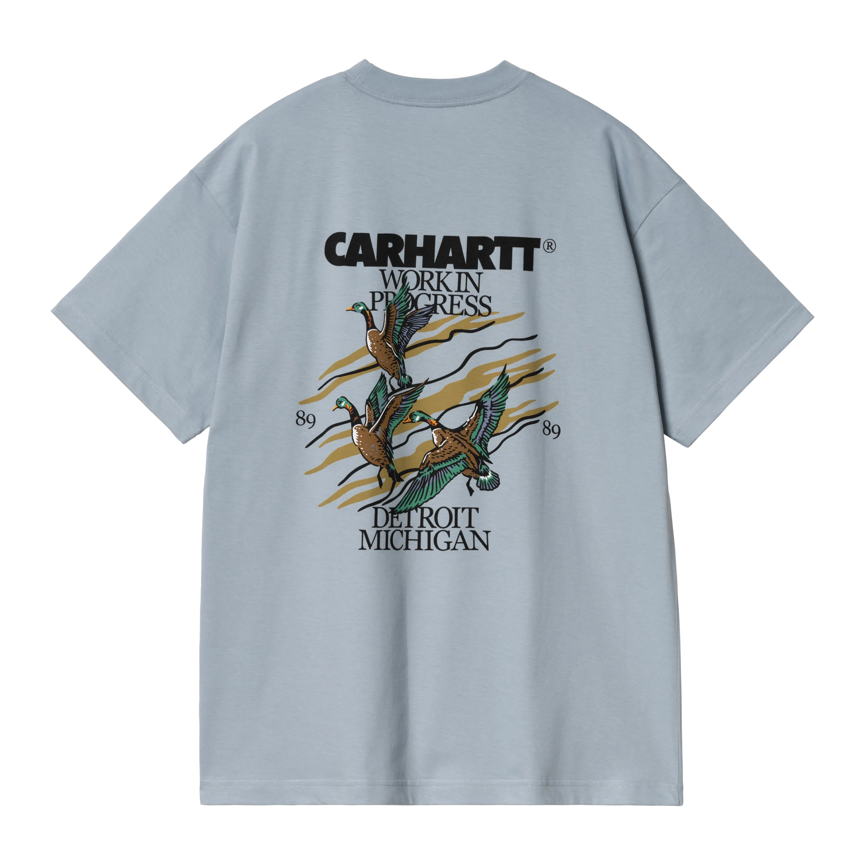 Carhartt WIP S/S Ducks T-Shirt - Misty Sky