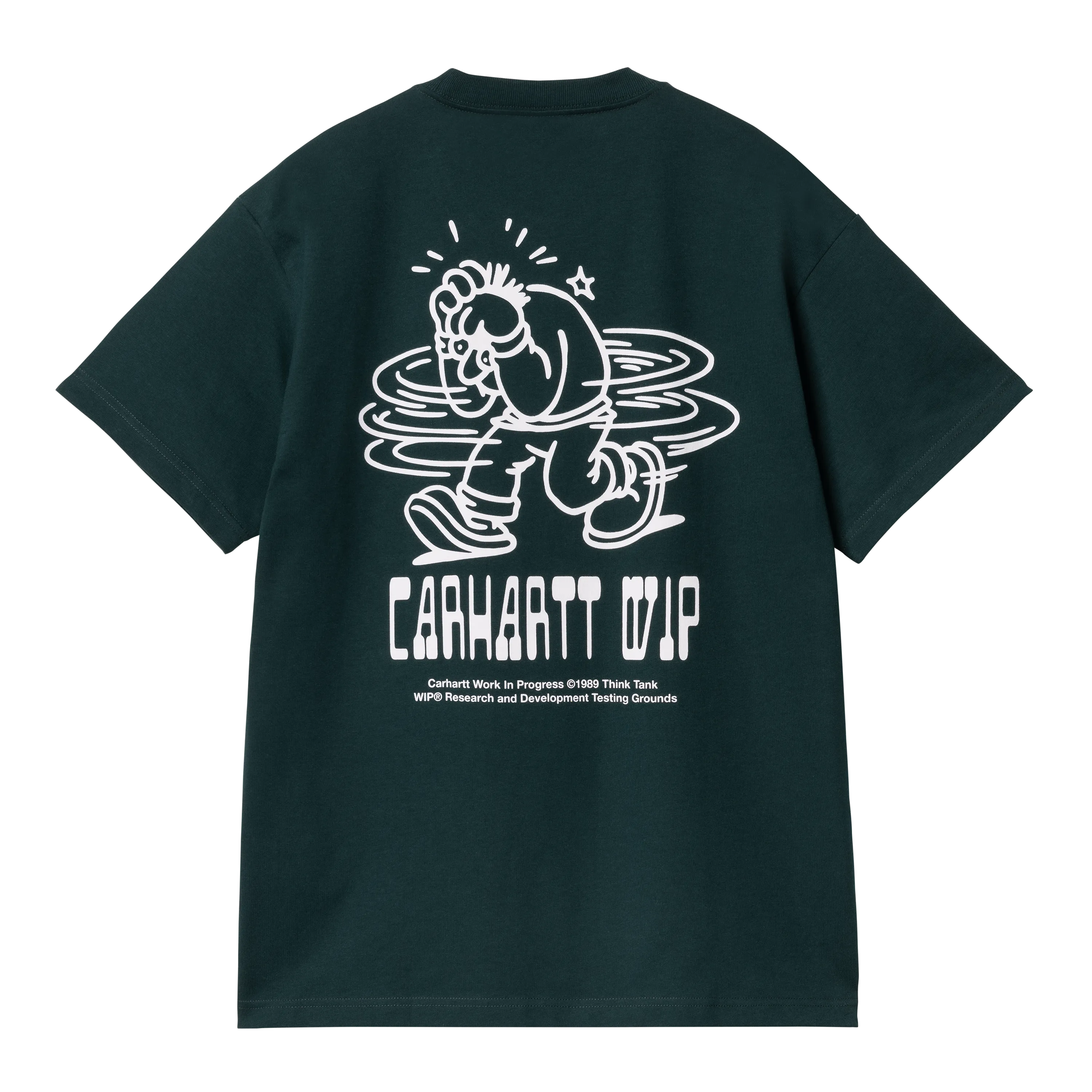 Carhartt WIP S/S Think Tank T-Shirt - Duck Blue