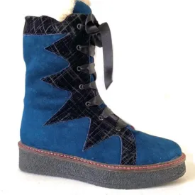 Chaude - Blue Sheepskin LAST PAIRS 37!