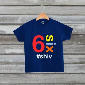 Custom 6th Birthday T-Shirt for Kids | Sixth Birthday