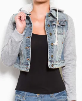 Denim Hooded Jacket