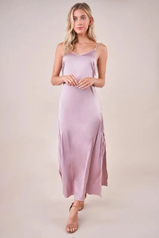 Dreaming Satin Maxi Slip Dress