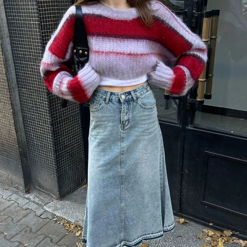 Fashionkova Doris Loose Crop Sweater