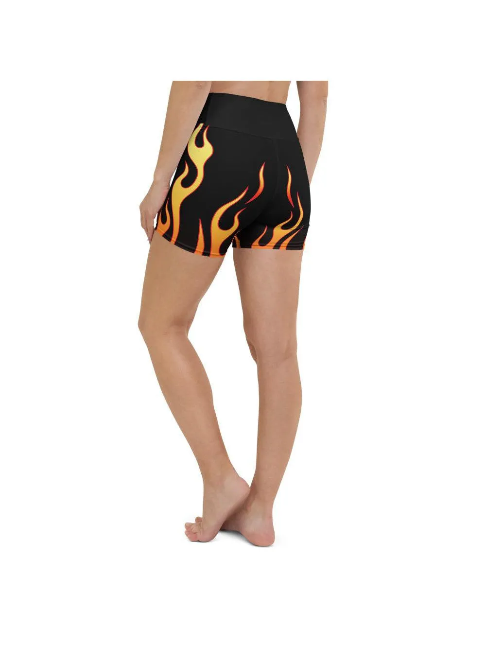 Flame Yoga Shorts