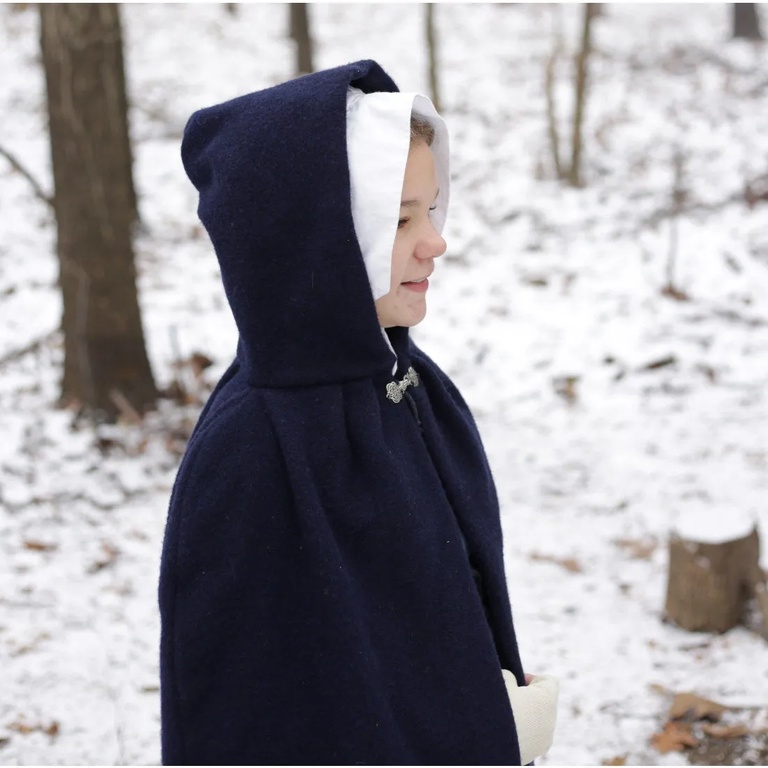 Girls' Hooded Cape