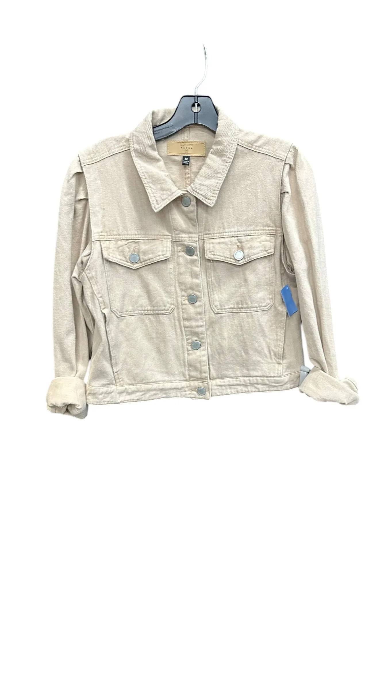 Jacket Denim By Blanknyc In Tan Denim, Size: M