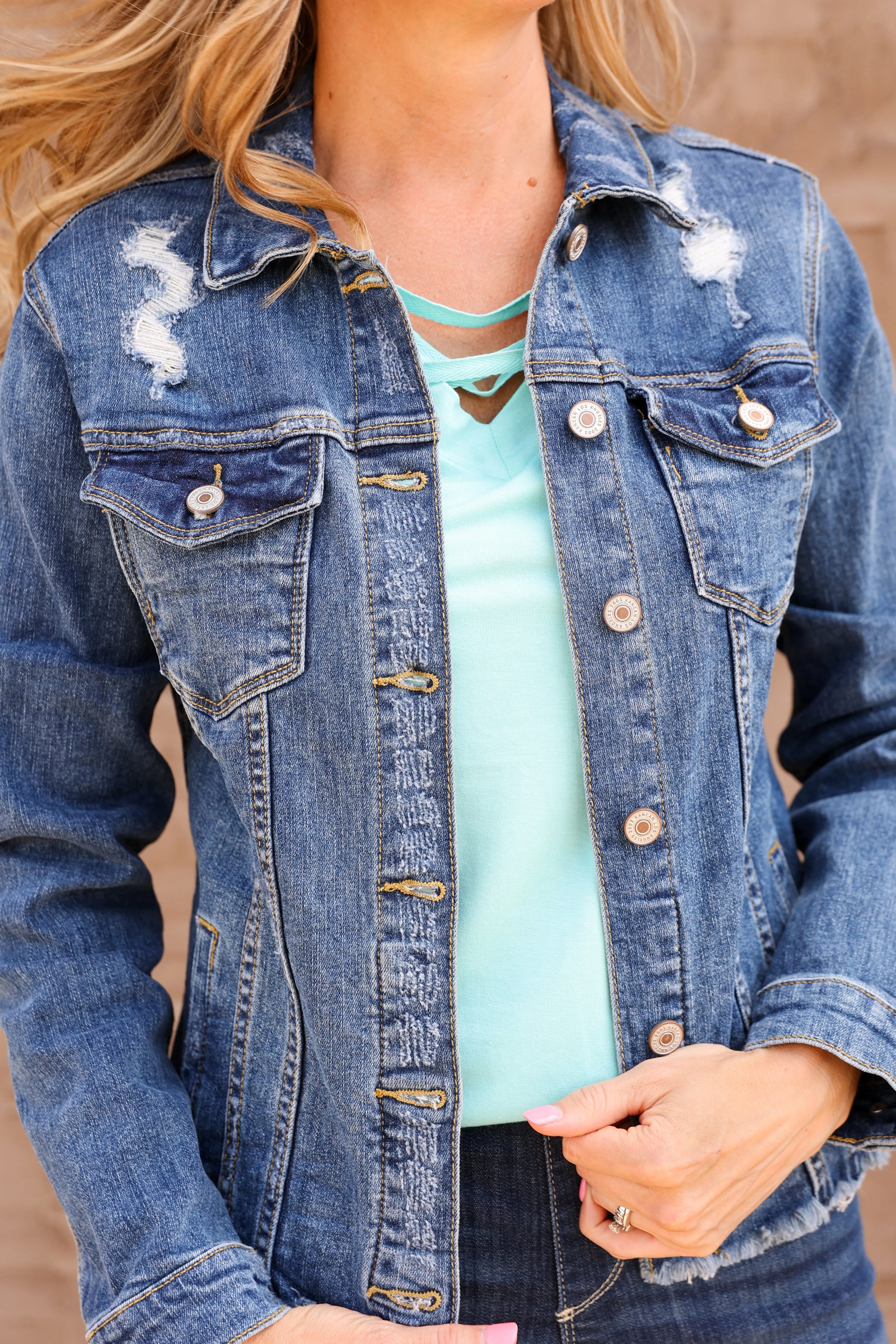 Jacket in Dark Denim