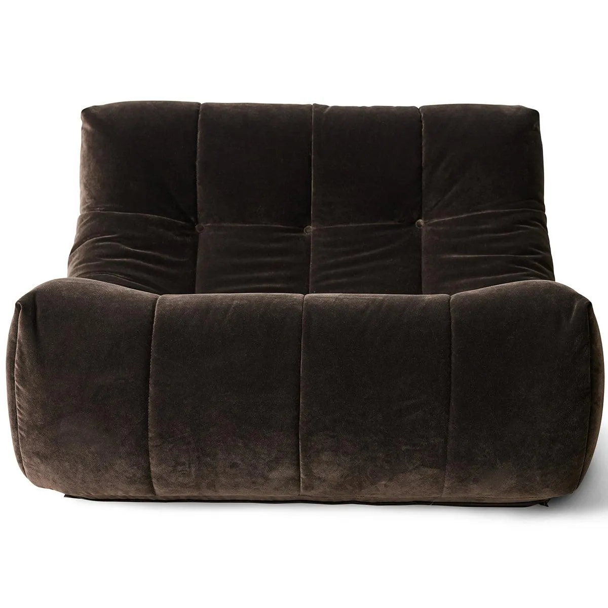 Lazy Espresso Royal Velvet Lounge Chair