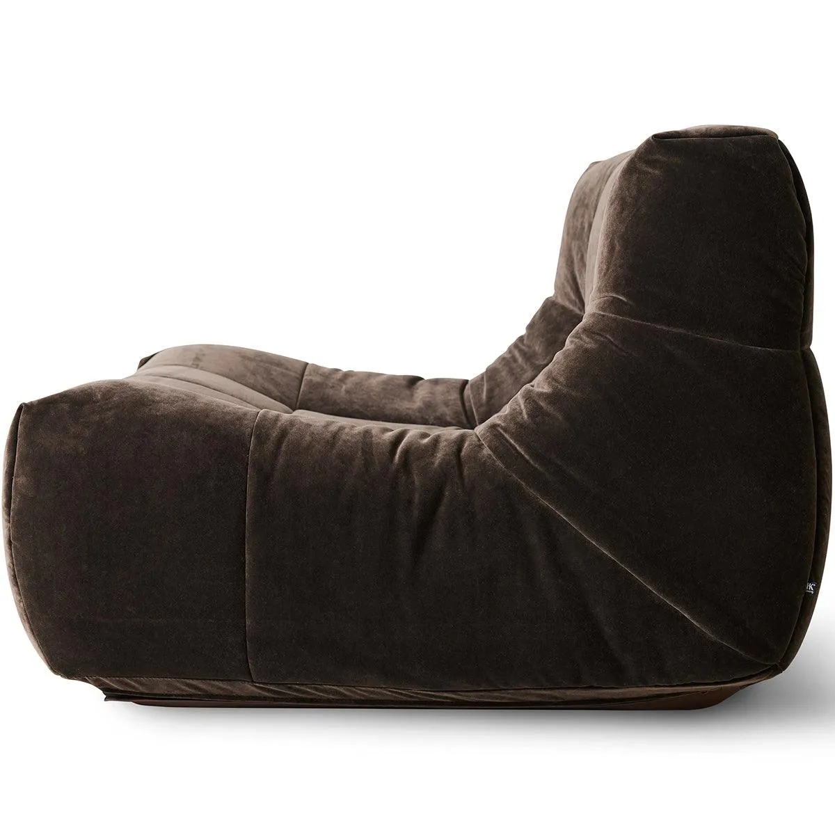 Lazy Espresso Royal Velvet Lounge Chair