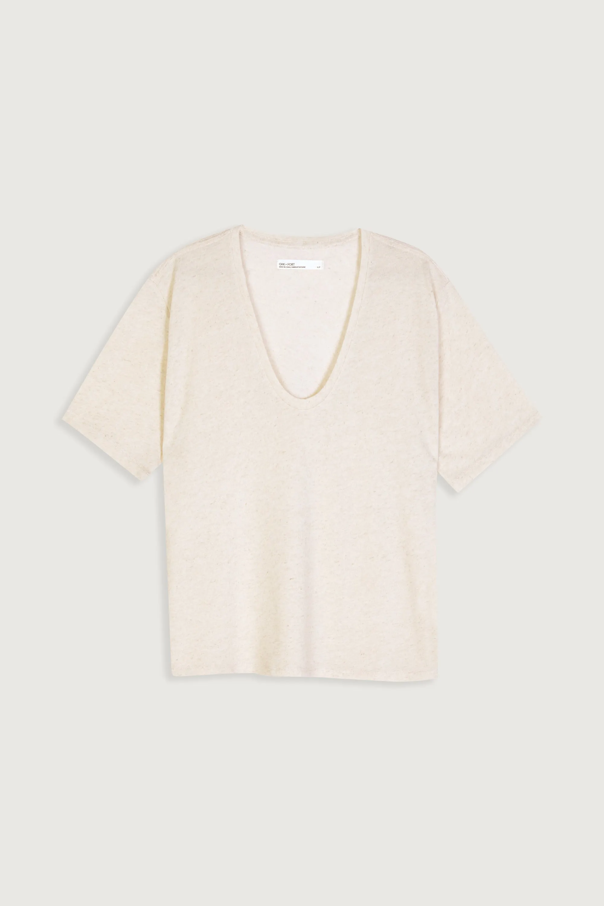 LINEN BLEND T-SHIRT