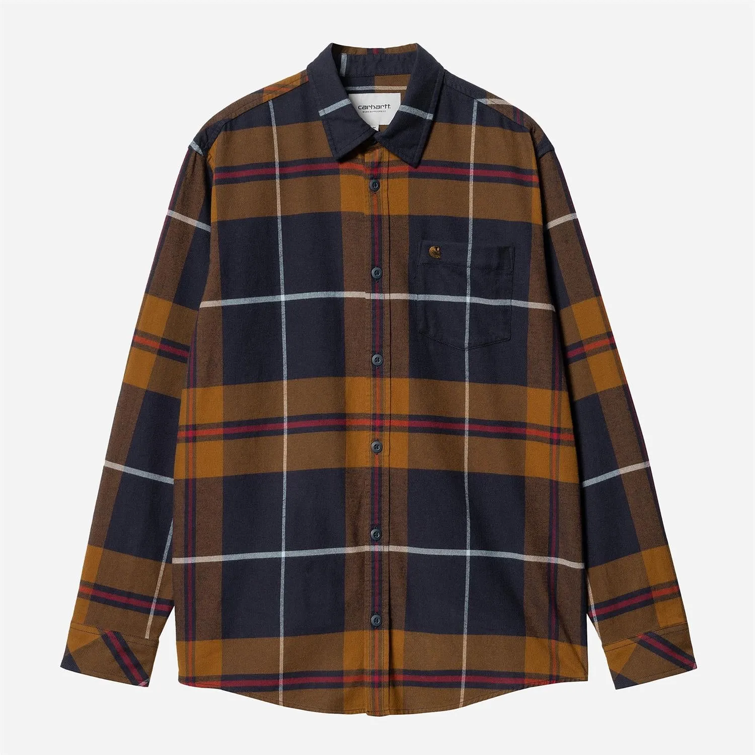 L/S Garnett Shirt - Garnett Check/Deep H Brown