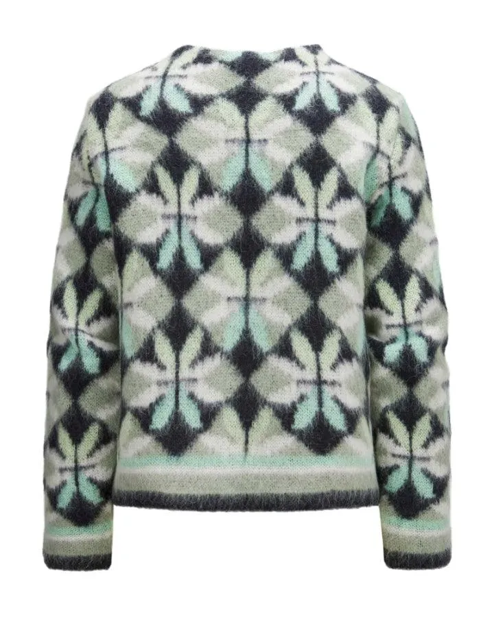 Marc Cain Alpaca Blend Print Sweater