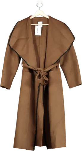 MOTF Brown Belted Coat UK M