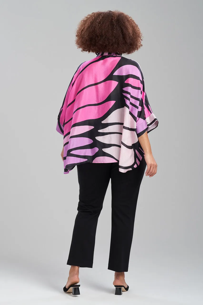 Nagashi Obi Silk Top