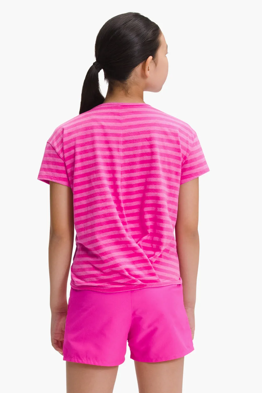 North Face Tri-Blend Pink Kids Shirt