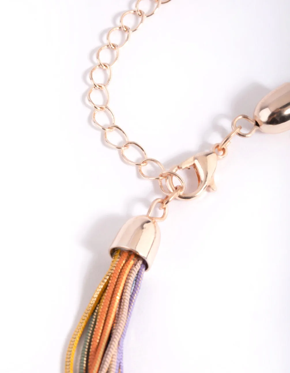 Rainbow Chain Layered Necklace