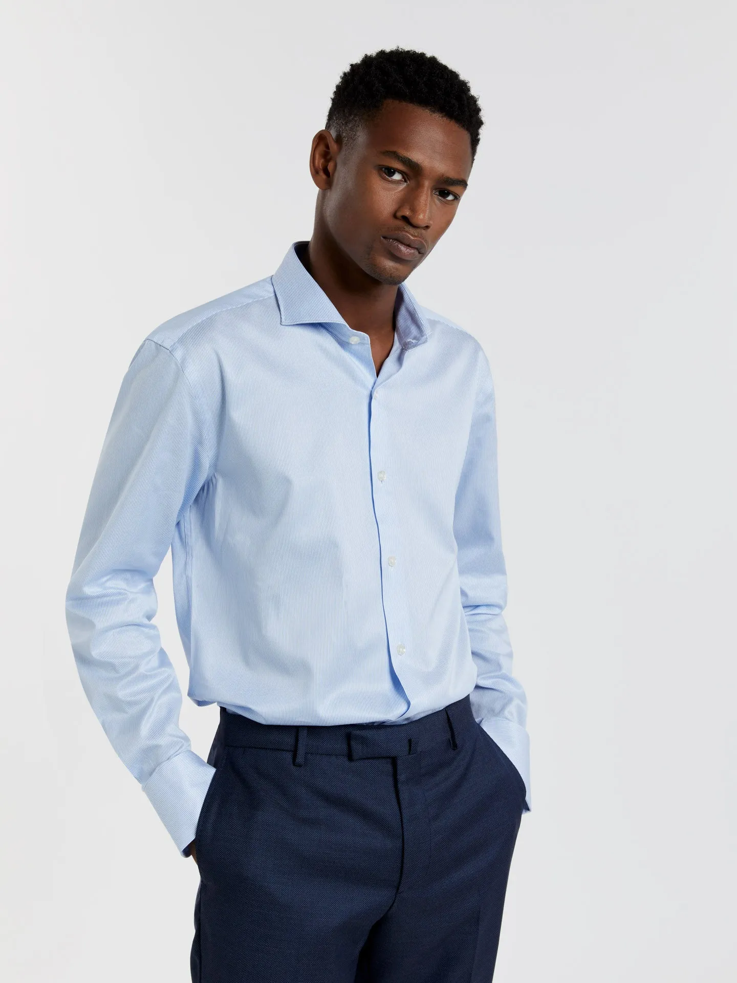 Regular fit business formal shirt