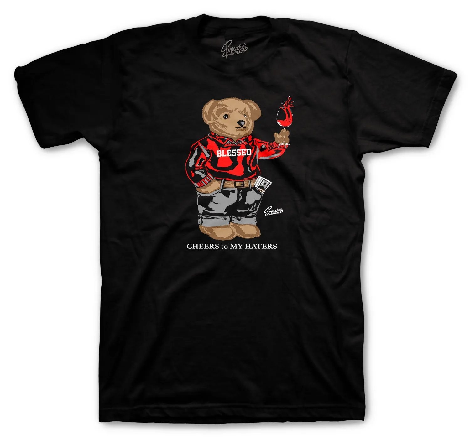 Retro 3 Denim Cheers Bear Shirt