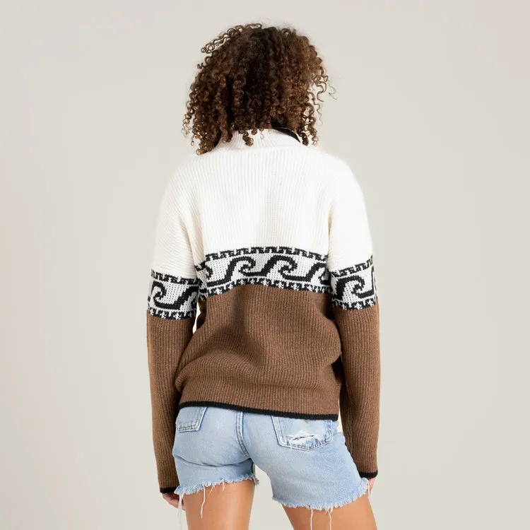 Roark Fjord Sweater - SADDLE