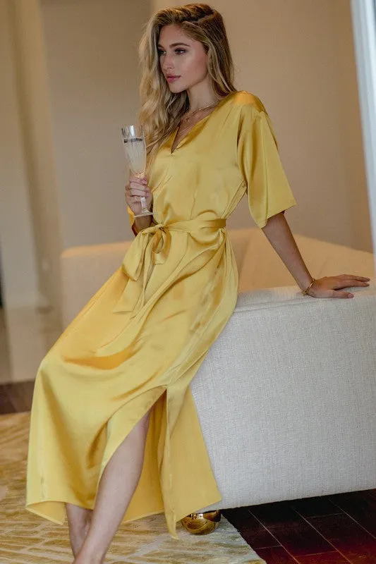 Sammantha Satin Maxi Dress