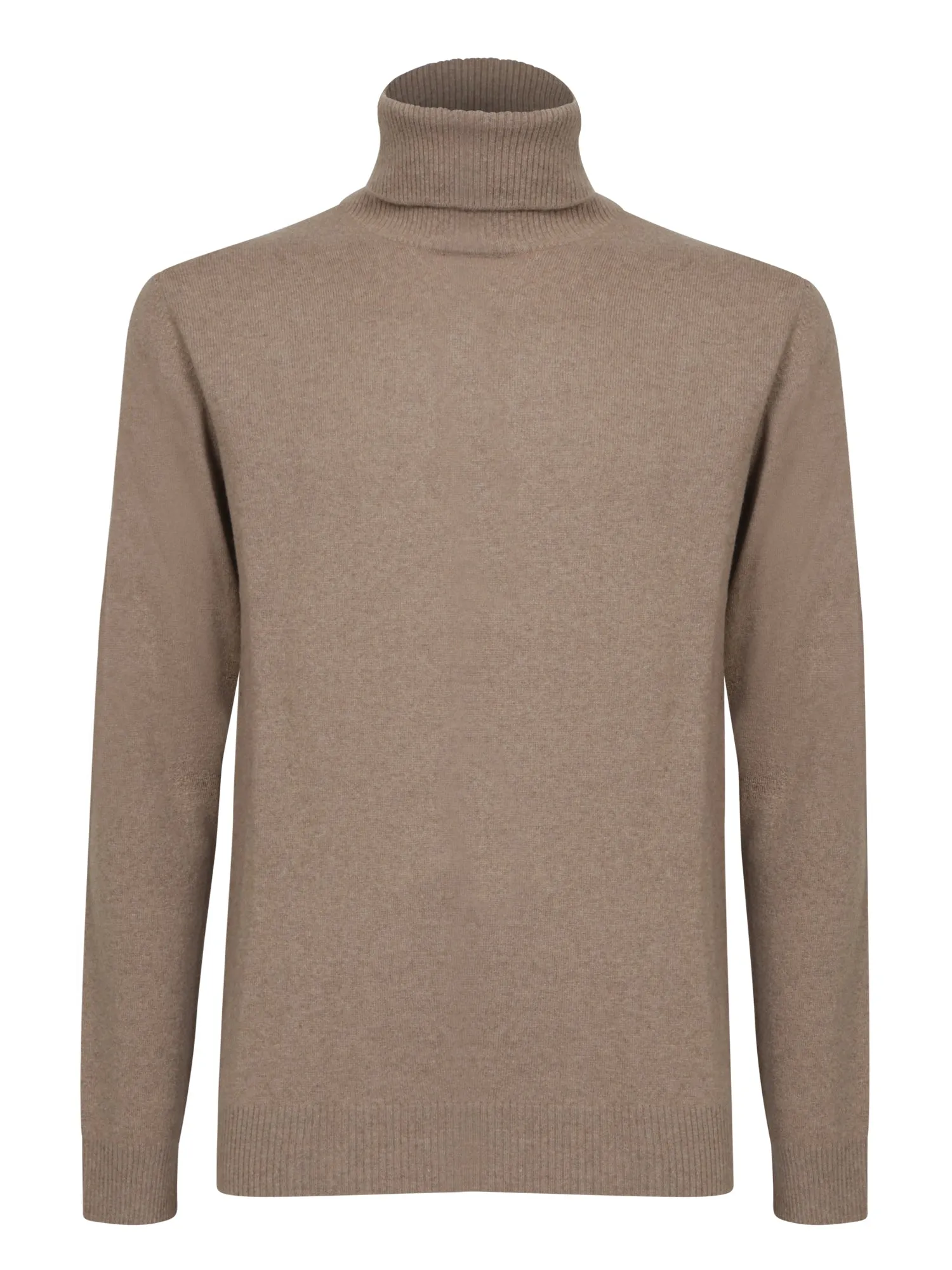 Sandy Wool Turtleneck Sweater