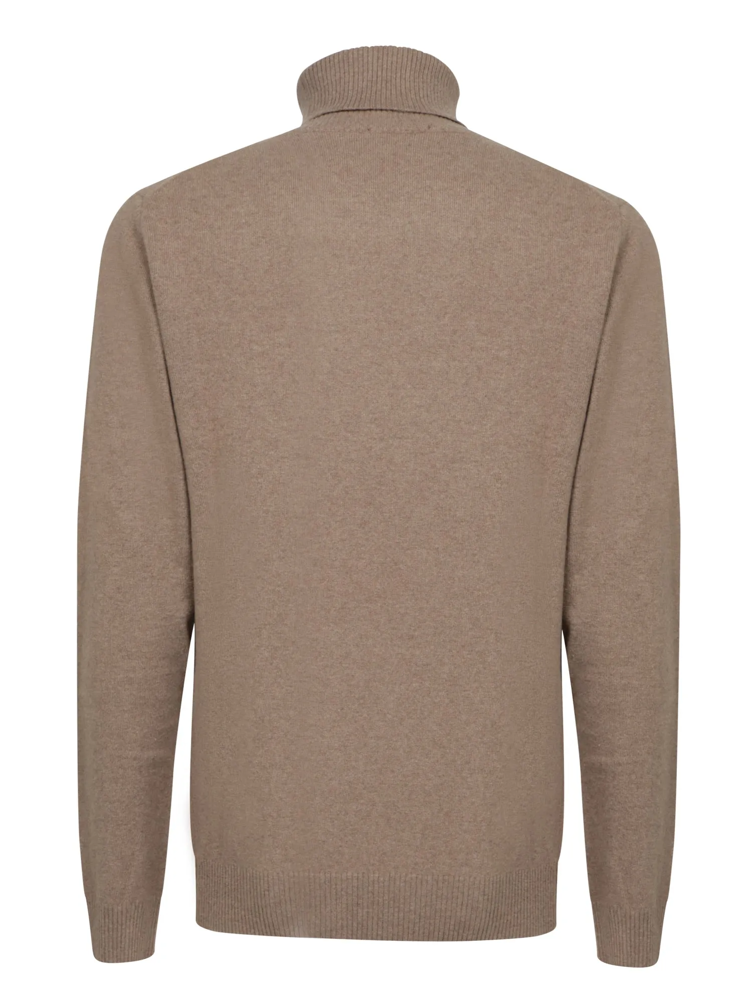 Sandy Wool Turtleneck Sweater