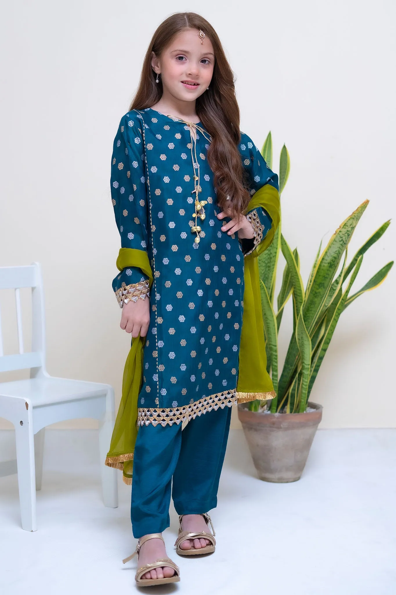 Shanzey Stitched 3 Piece Festive Emb Silk Vol-02 Collection'2024-SHK-2304