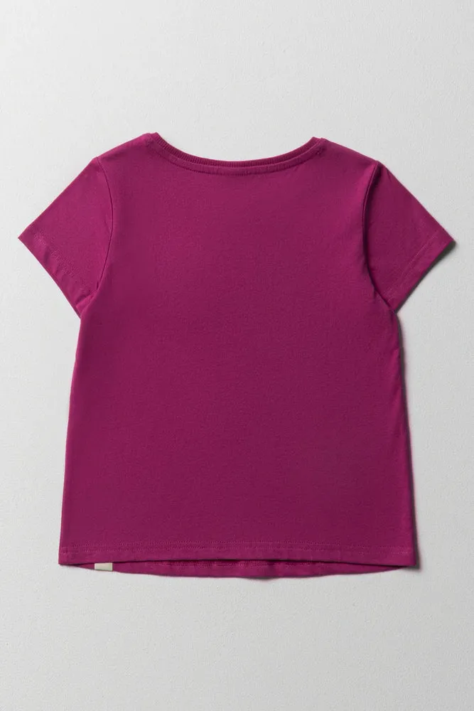 Short Sleeve T-Shirt Dark Pink