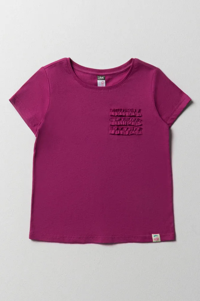 Short Sleeve T-Shirt Dark Pink