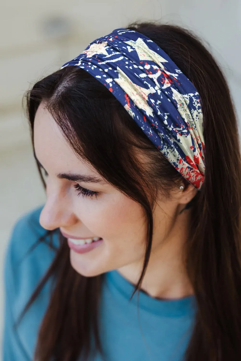 Star Printed Yoga Sports Headband