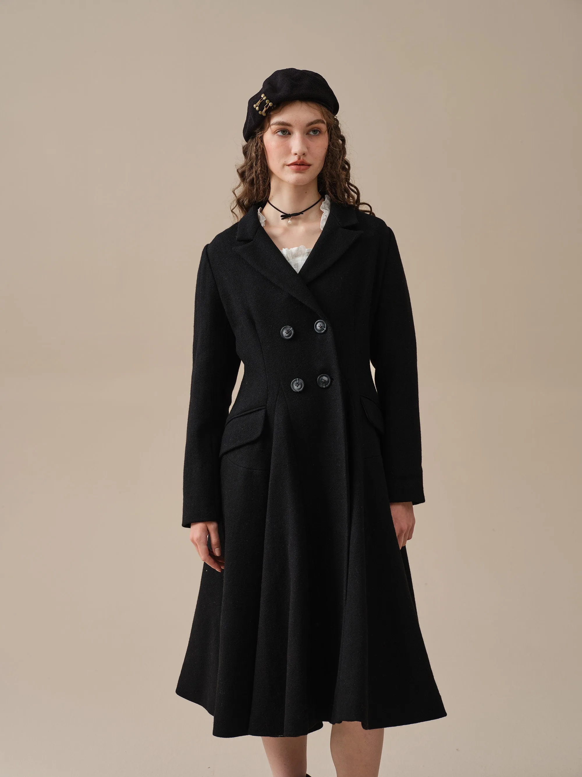 The Roman Holiday 17 | 100% wool classic coat