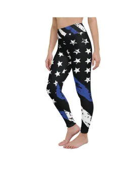 Thin Blue Line Yoga Pants