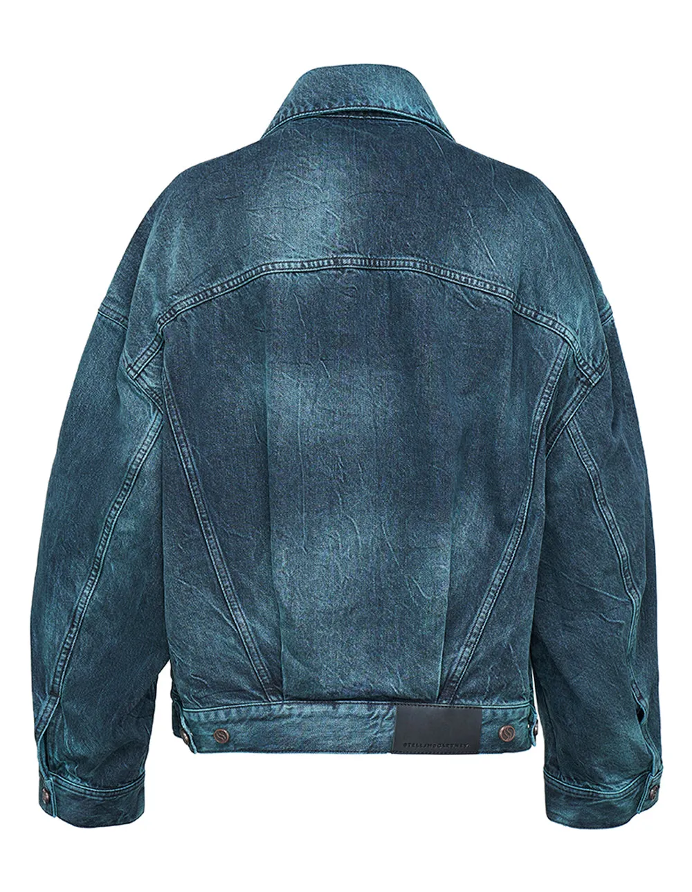 Tie Dye Oversize Denim Jacket