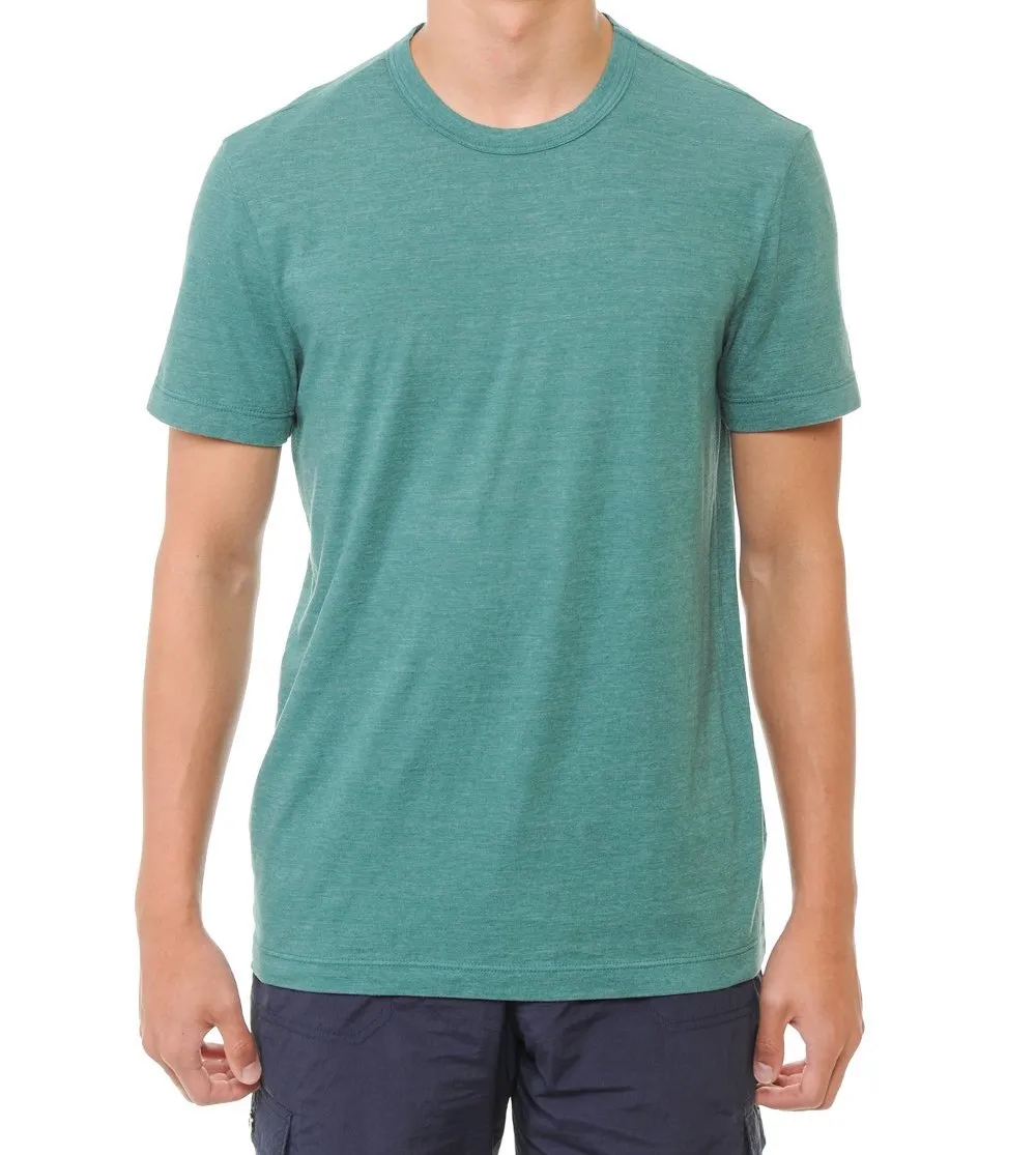 Tri-Blend Crew Neck T-Shirt with Binded Neckline