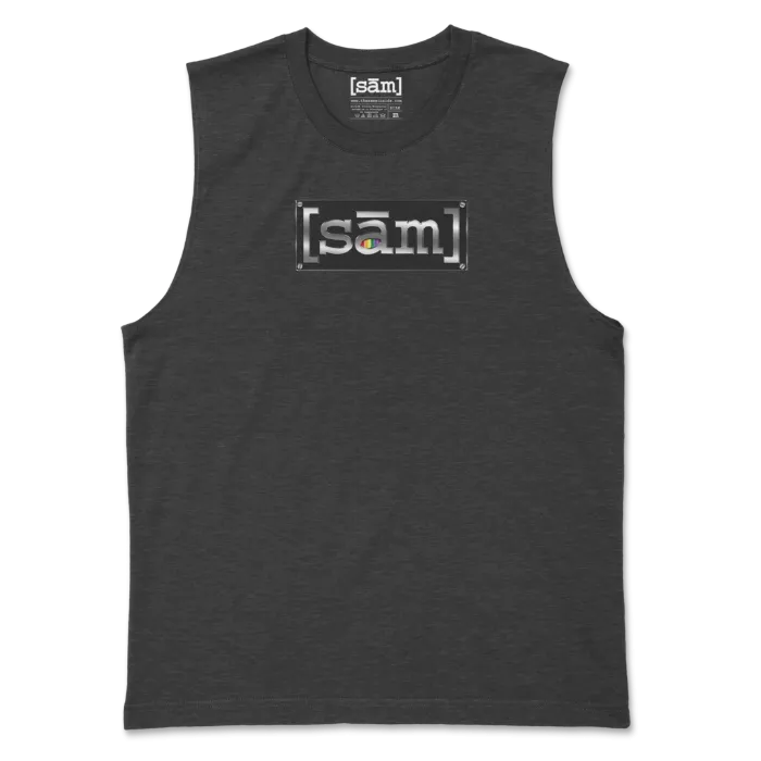 Unisex Muscle Tank-Dark Heather Grey