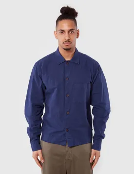 Universal Works Uniform Denim Shirt - Indigo Blue