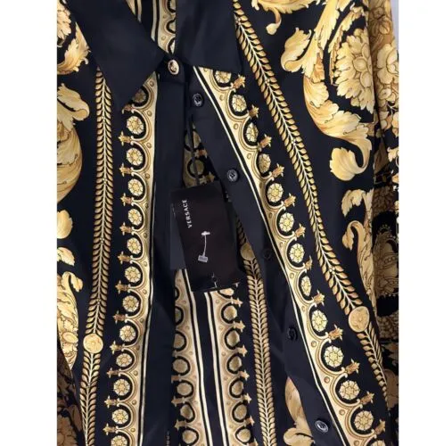 Versace Baroque Heritage Silk Formal Shirt For Ladies