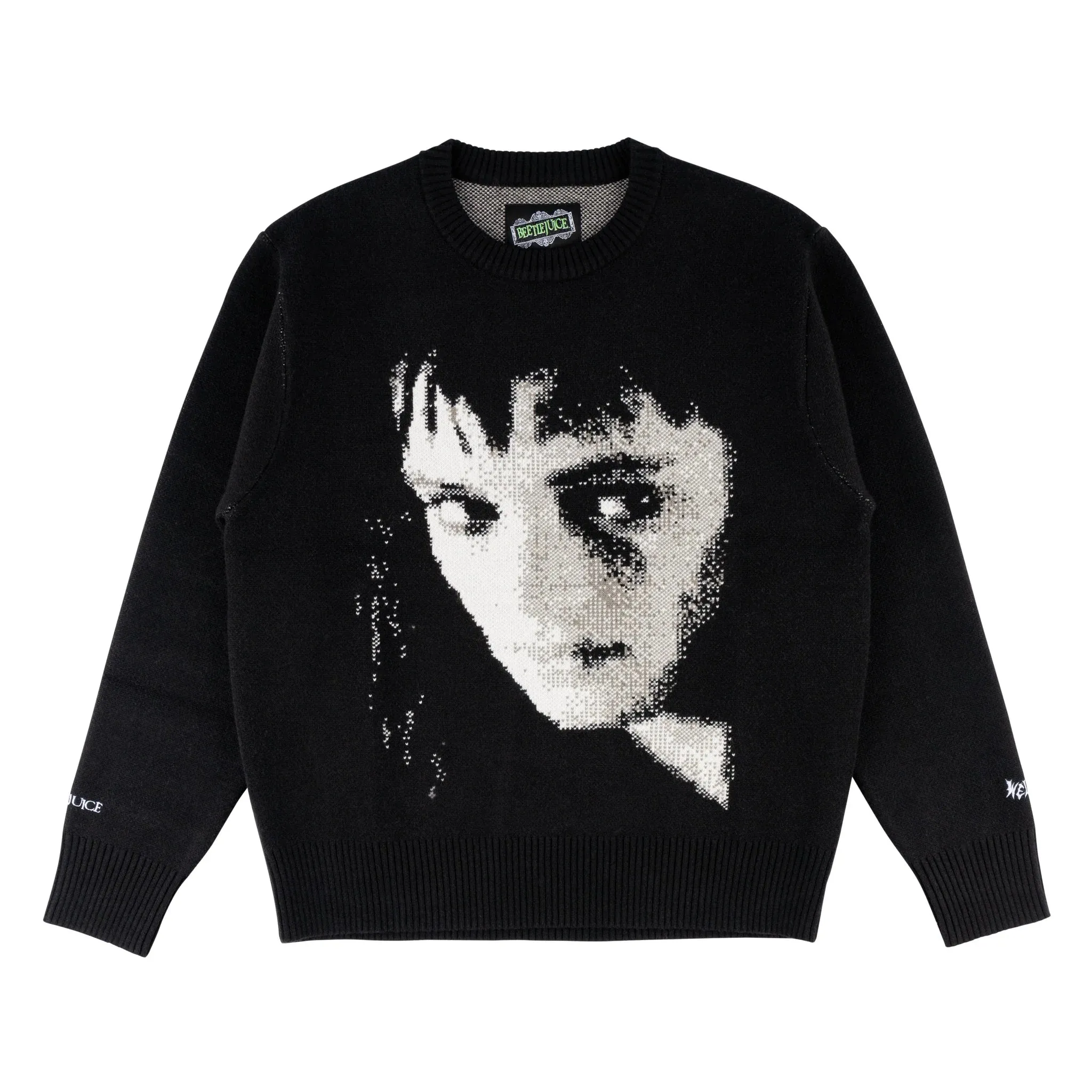 Welcome x Beetlejuice Lydia Knit Sweater - Black