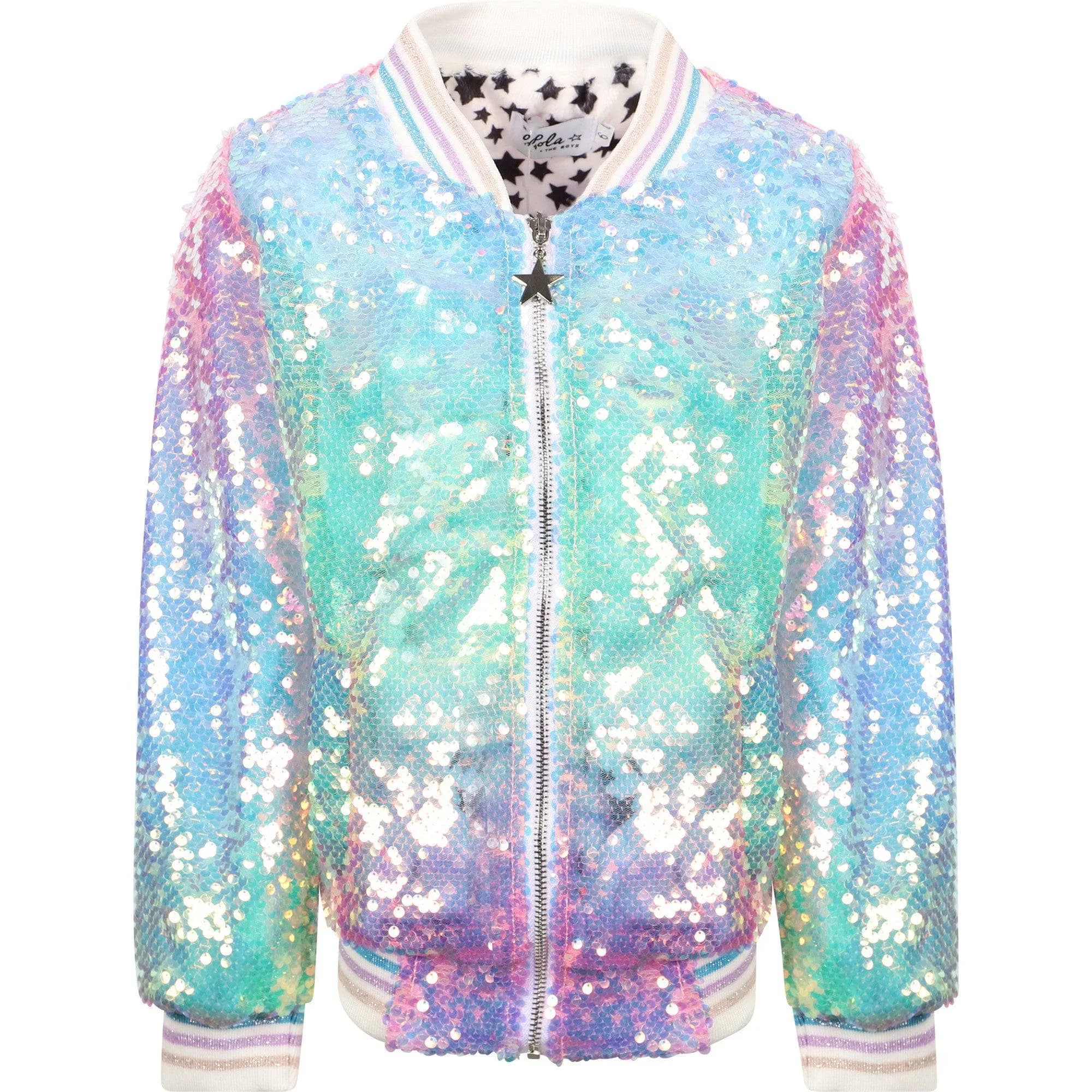 Women's Icy Ombre Sequin Jacket