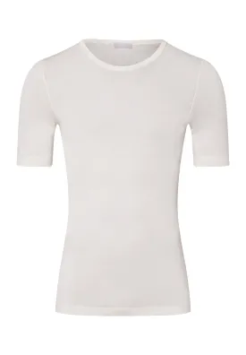 Woolen Silk M Wool and Silk Fitted T-Shirt | Cygne 73401-795